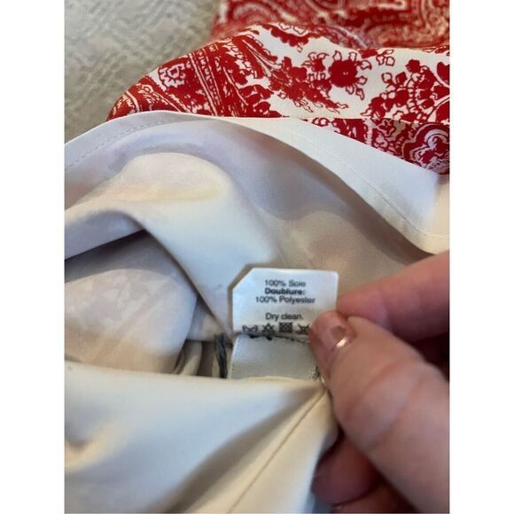 Madewell Silk Tunic Paisley Shift Dress - Picture 7 of 7